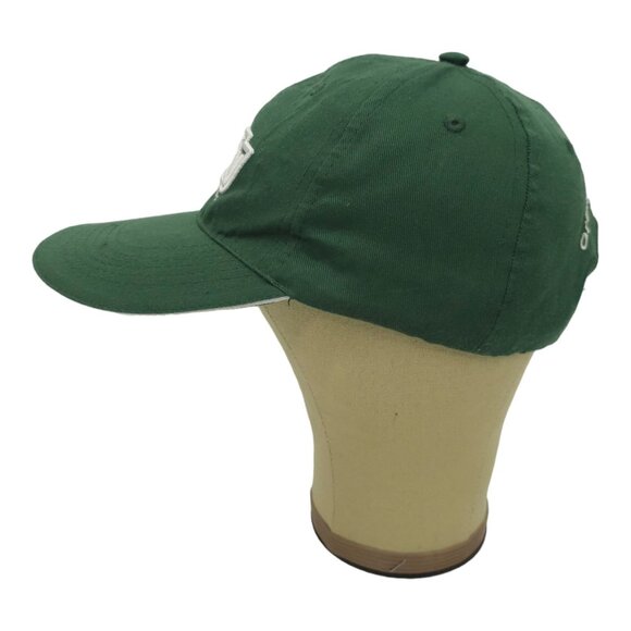 O'Reilly Auto Parts Embroidered Logo Strapback Cap Trucker Baseball Hat Green - Picture 10 of 13